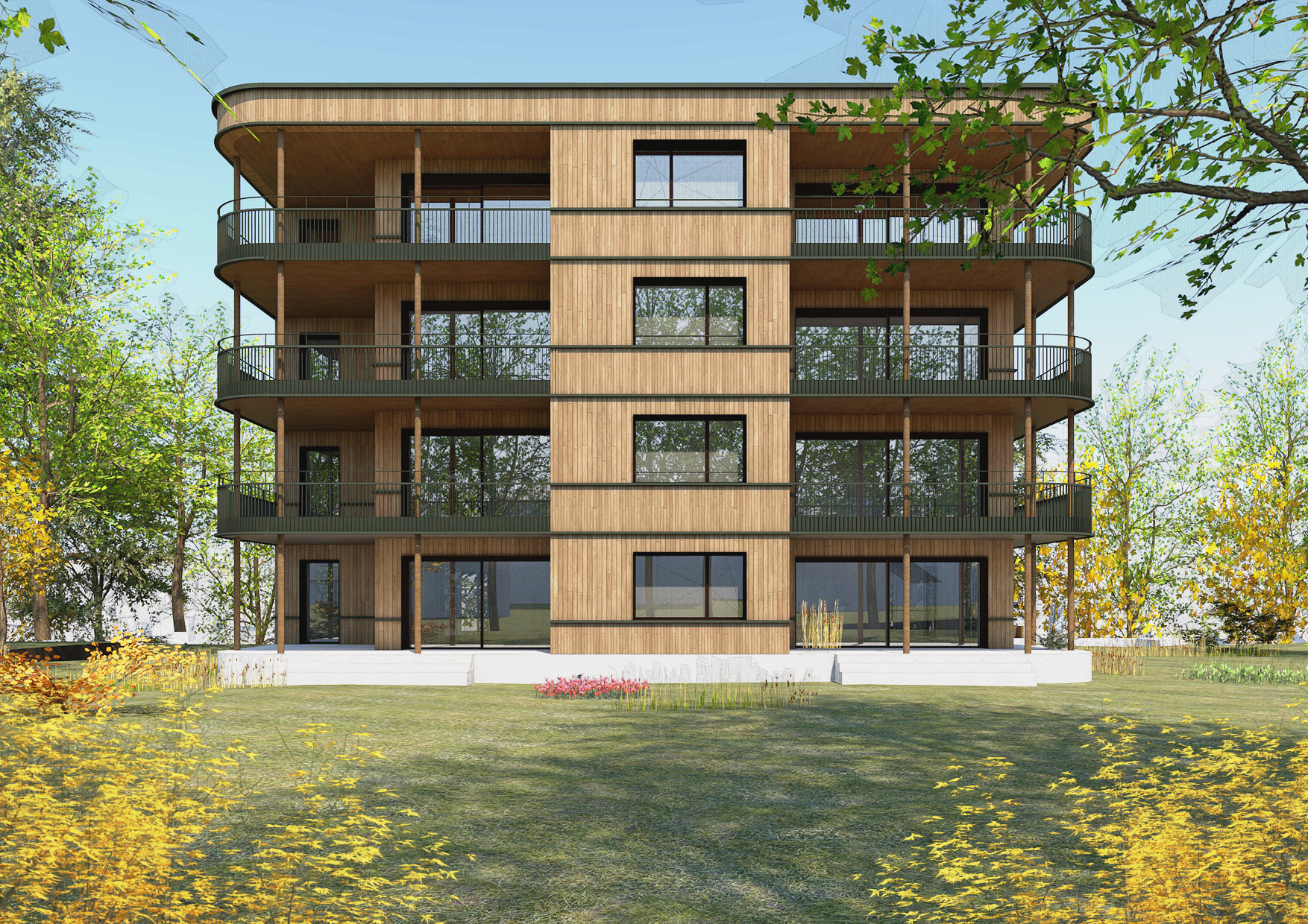 Visualisierung Ersatzneubau Laurenzenvorstadt 103